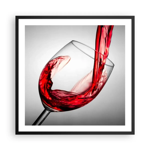 Plakát v černém rámu - Barva - pohyb - zvuk - 60x60 cm