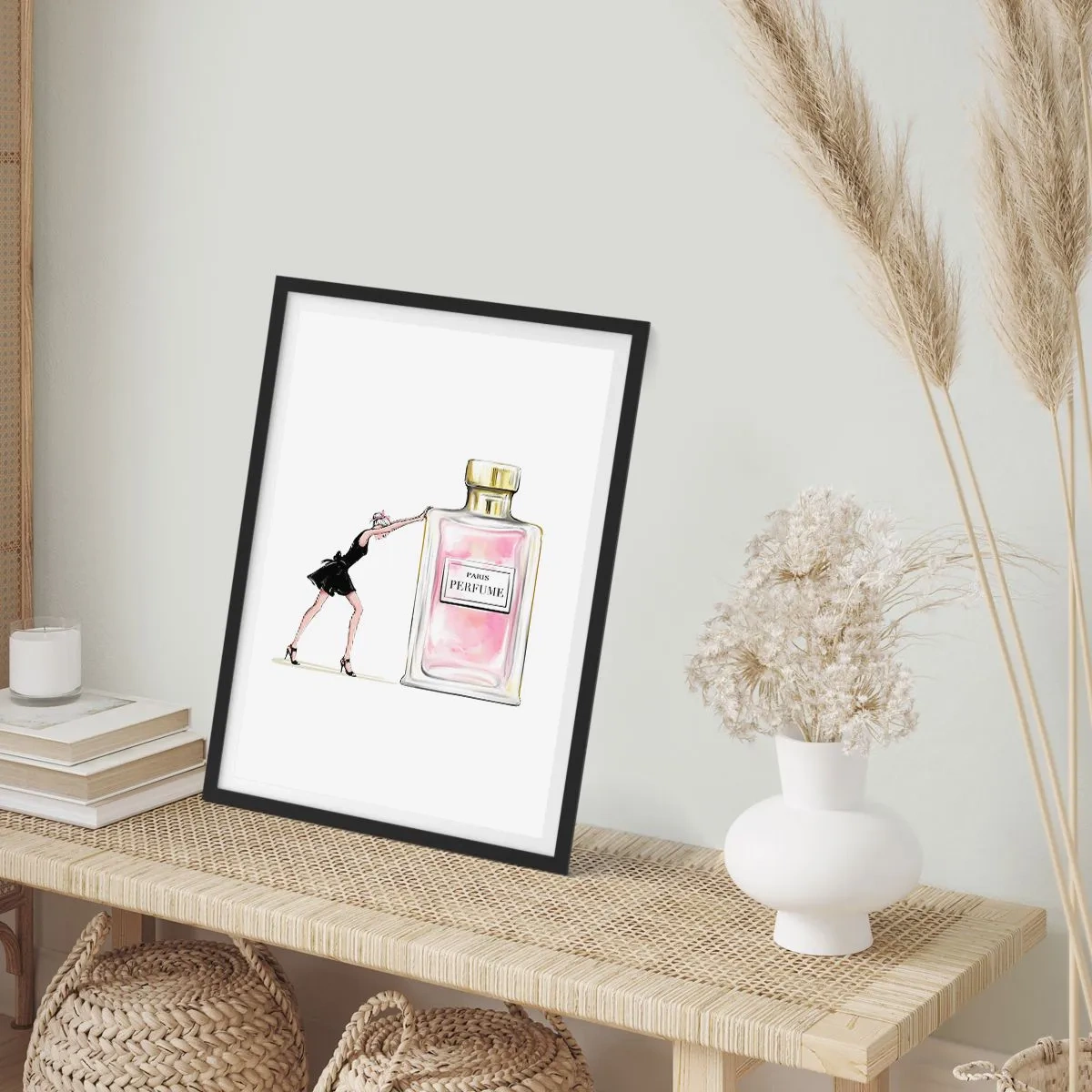 Plakát v černém rámu - Podstata ženskosti - 61x91 cm
