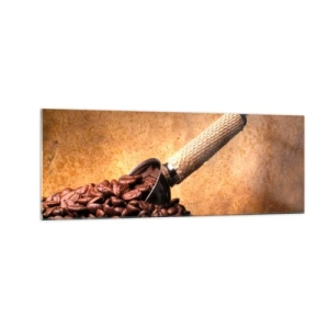 Obraz na skle - U zdroje chuti - 140x50 cm