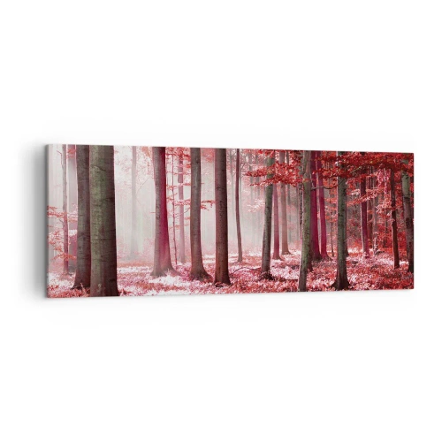 Obraz na plátně - Červená je stejně krásná - 140x50 cm