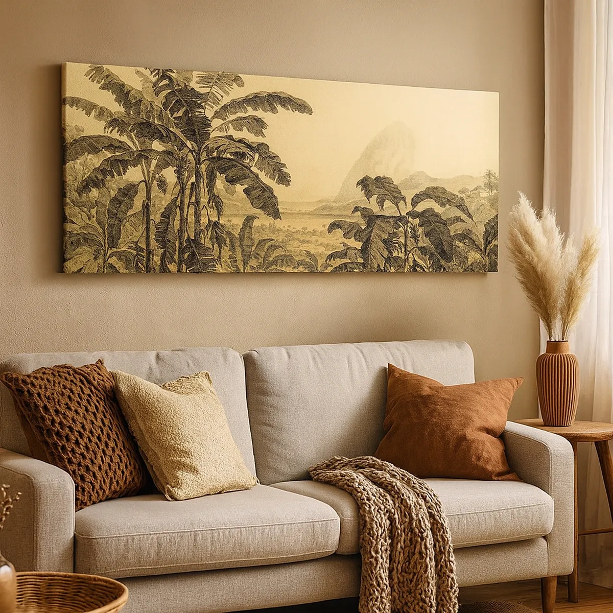 Obraz na plátně - V koloniálním stylu - 30x30 cm