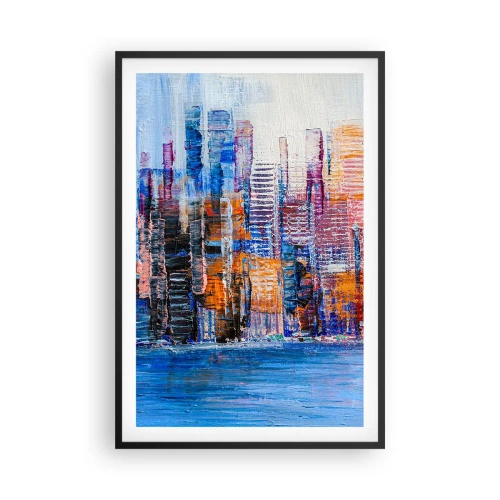 Plakát v černém rámu - Radostná metropole - 61x91 cm