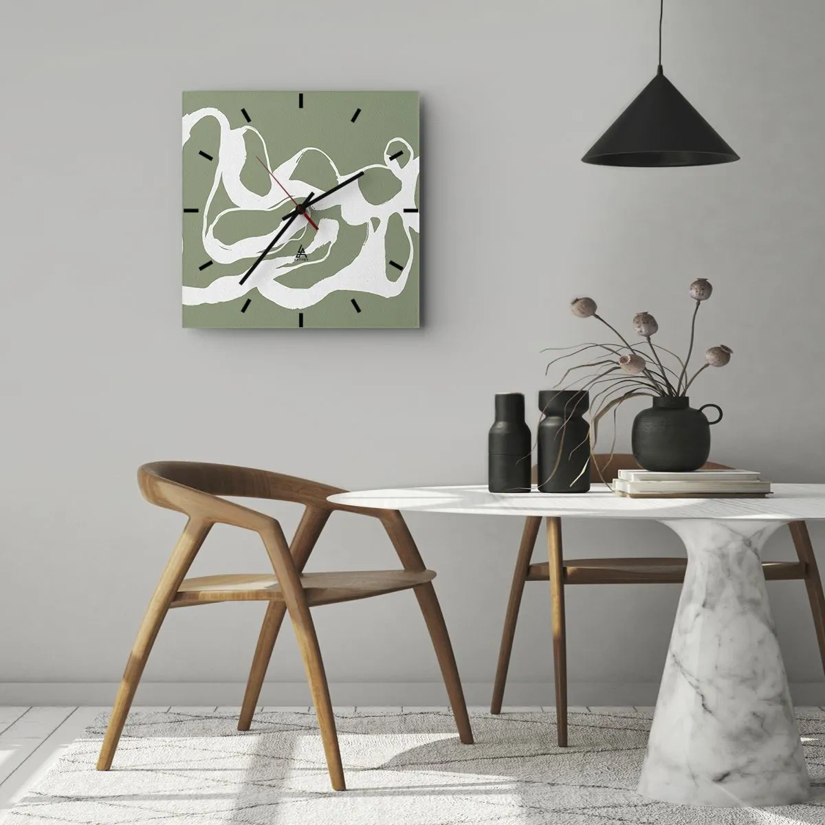 Nástěnné hodiny - Volání prostoru - 40x40 cm