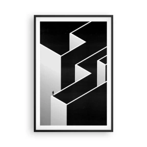 Plakát v černém rámu - Osamělost na vrcholu - 61x91 cm