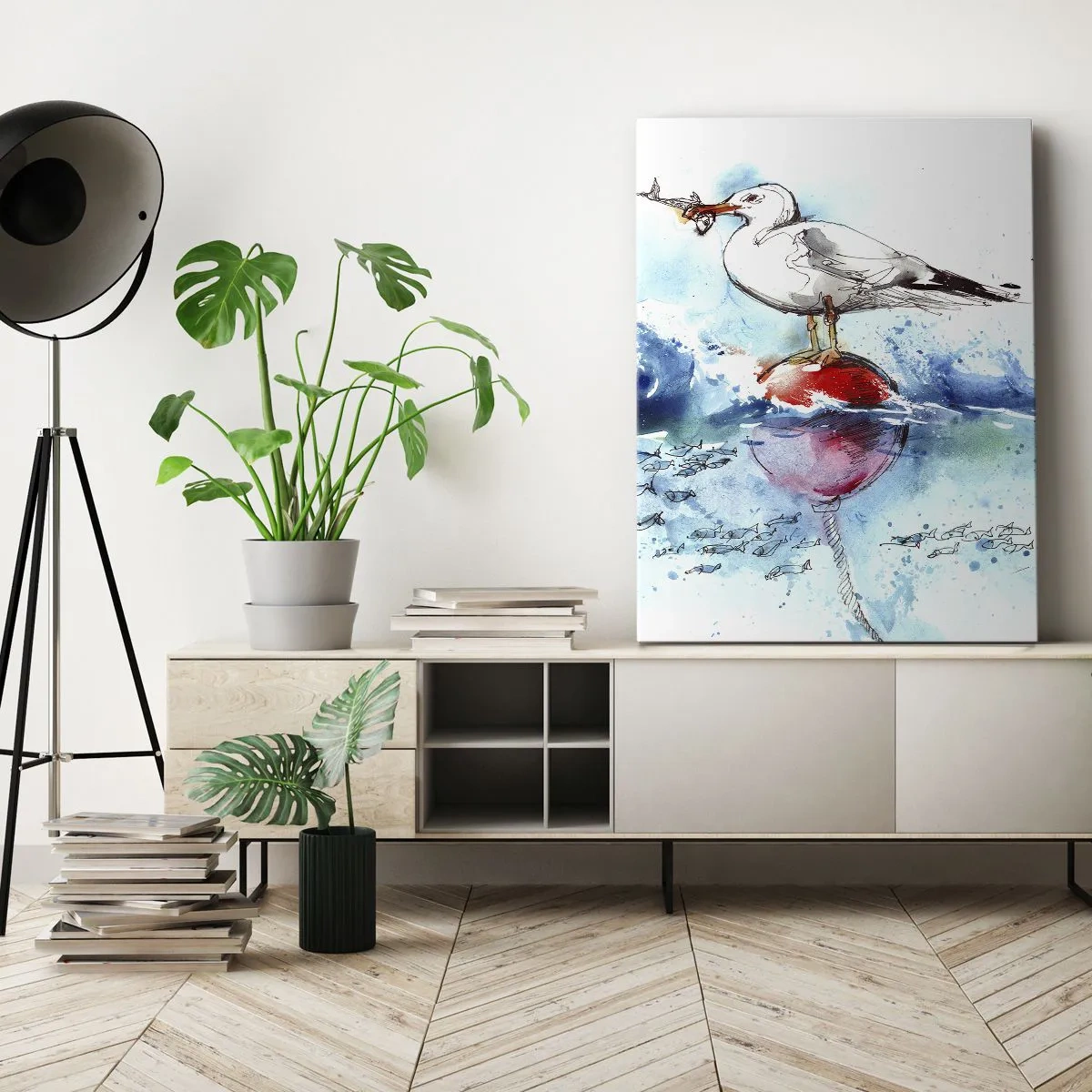 Obraz na plátně - Vydařený rybolov - 70x100 cm