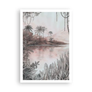 Plakát - Deník cestovatele z 19. století - 70x100 cm