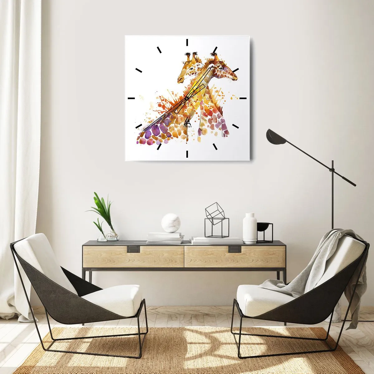 Nástěnné hodiny - Je to přátelství nebo je to láska? - 40x40 cm