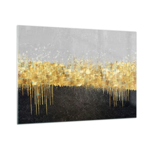 Obraz na skle - Dovnitř a vzhůru - 100x70 cm
