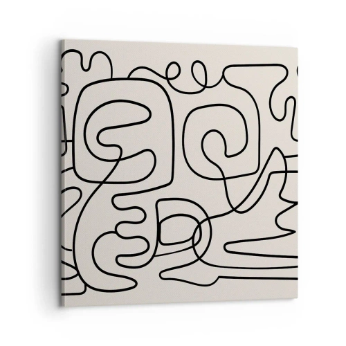 Obraz na plátně - Podle stopy - 60x60 cm