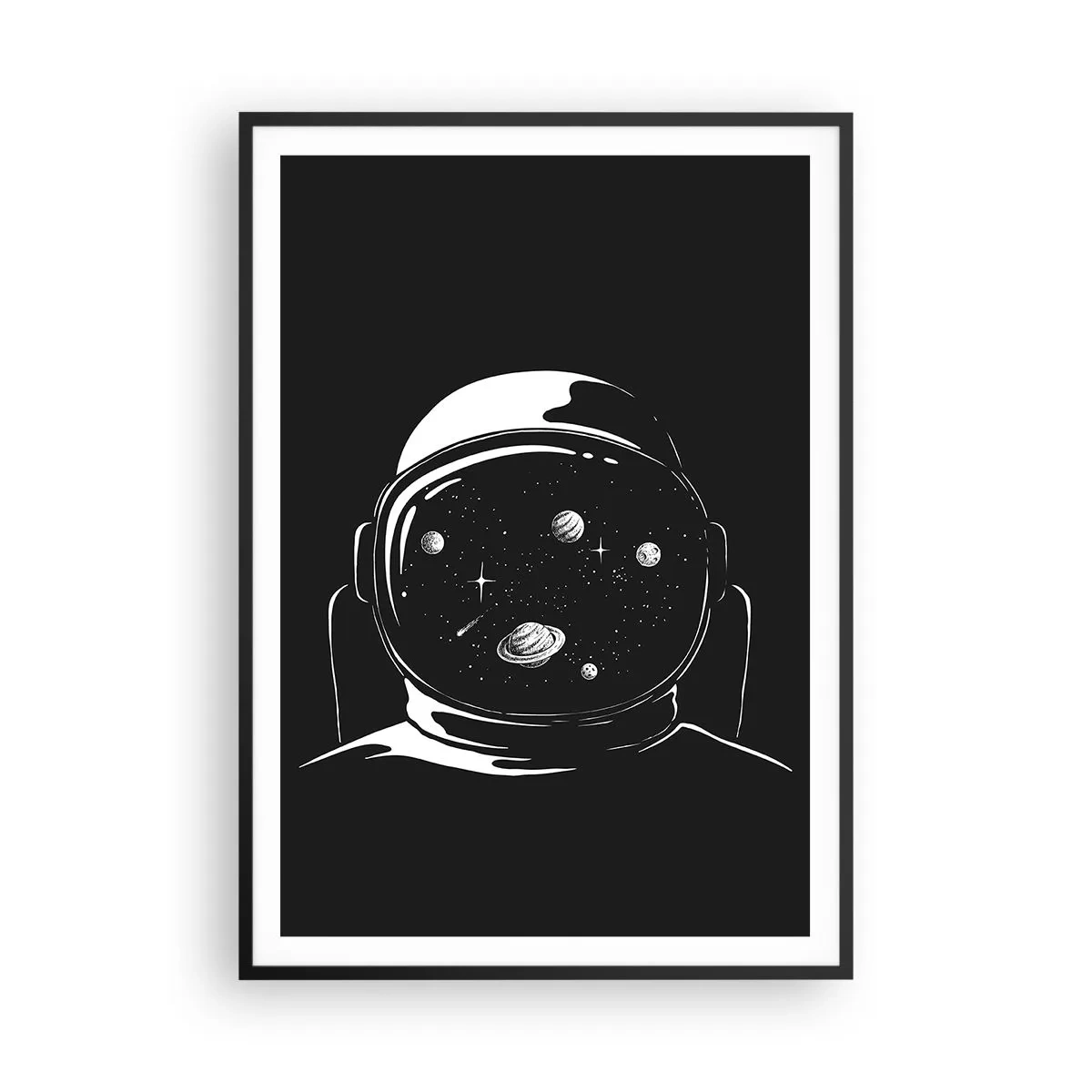 Plakát v černém rámu - Skvělý výhled - 70x100 cm