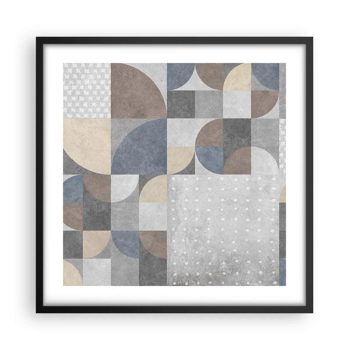 Plakát v černém rámu - Keramická fantazie - 50x50 cm