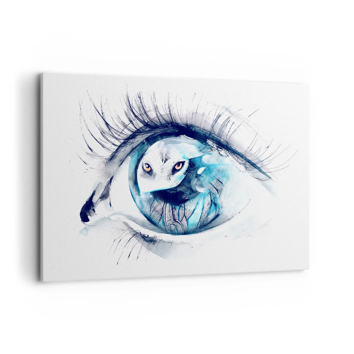 Obraz na plátně - Z očí do očí s divočinou - 100x70 cm