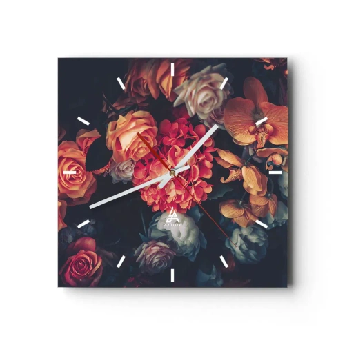 Nástěnné hodiny - Jako u holandských mistrů - 40x40 cm