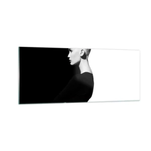 Obraz na skle - Prostě žena - 100x40 cm