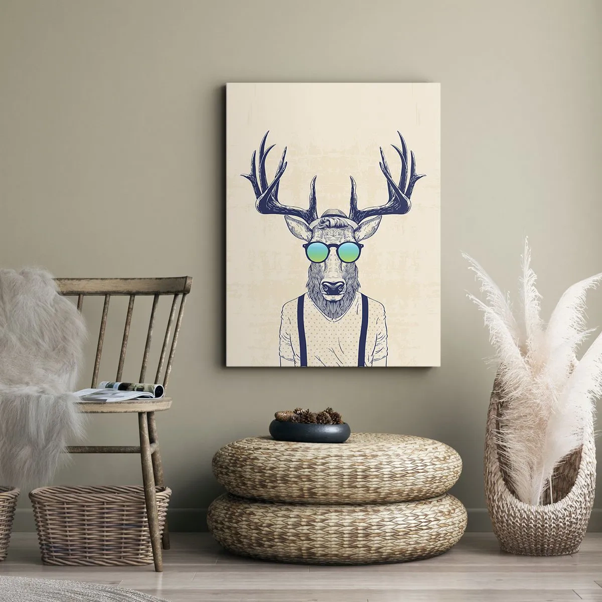 Obraz na plátně - A koho jsi čekal? - 50x70 cm