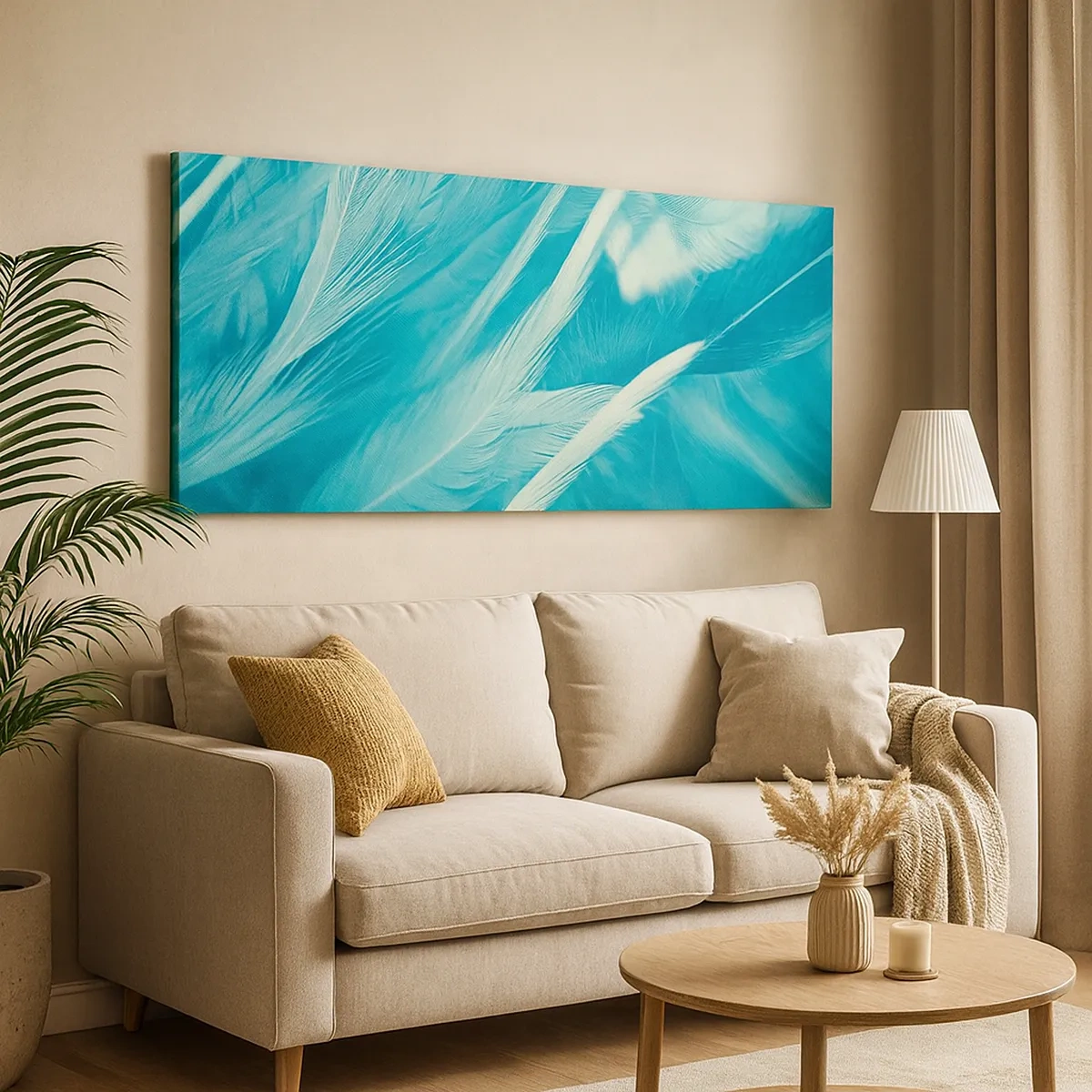 Obraz na plátně - Utonout v chmýří - 30x30 cm