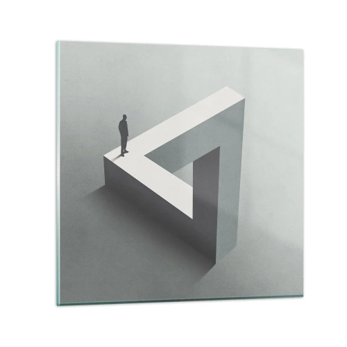 Obraz na skle - A přece je to možné - 50x50 cm