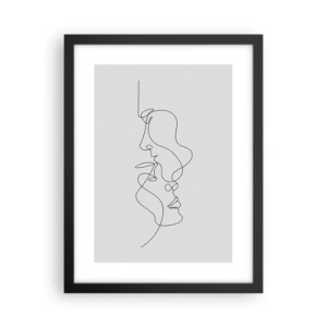 Plakát v černém rámu - Žár vášnivých tužeb - 30x40 cm