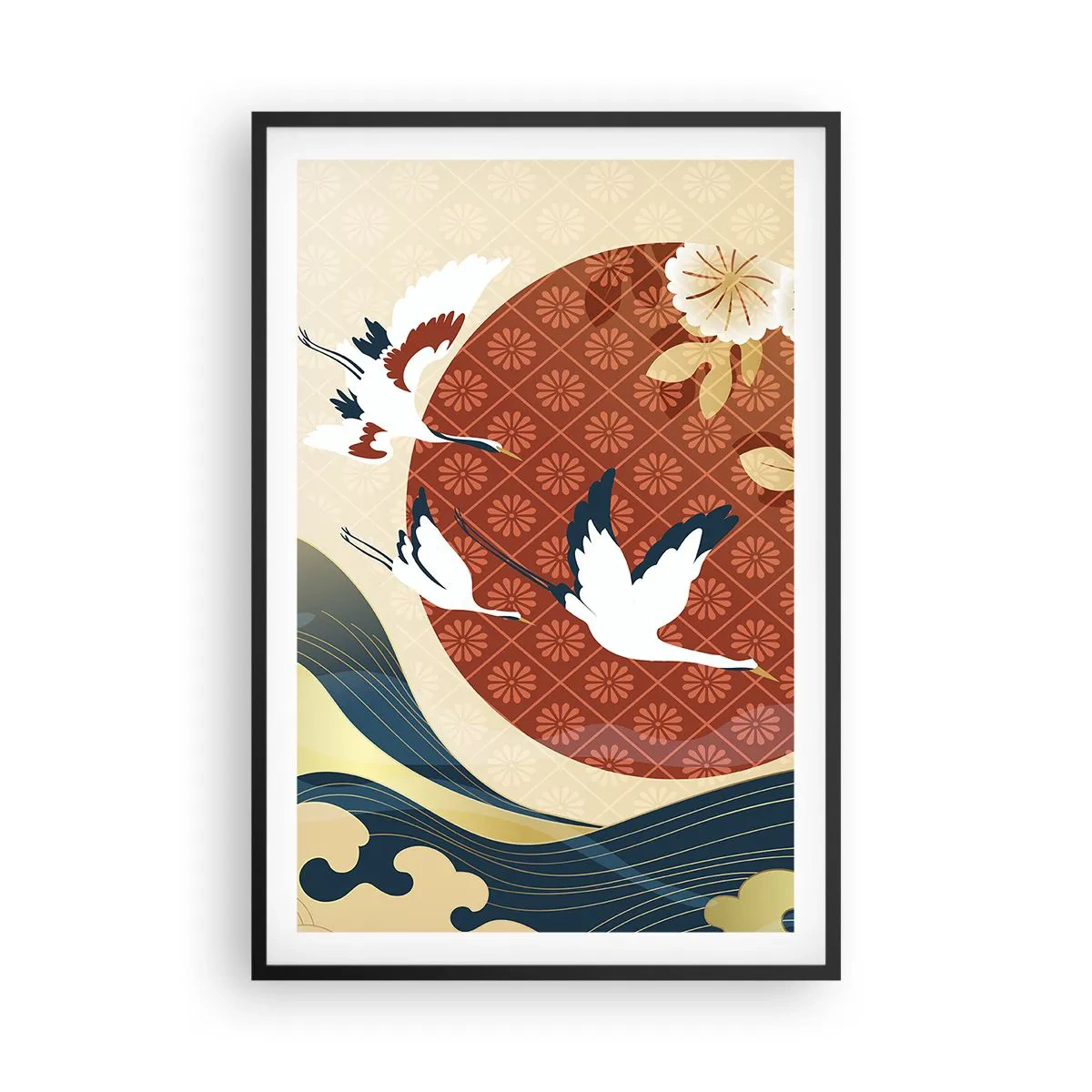 Plakát v černém rámu - Japonská pohádka - 61x91 cm