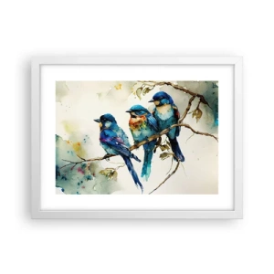 Plakát v bílém rámu - Urazil se? - 40x30 cm