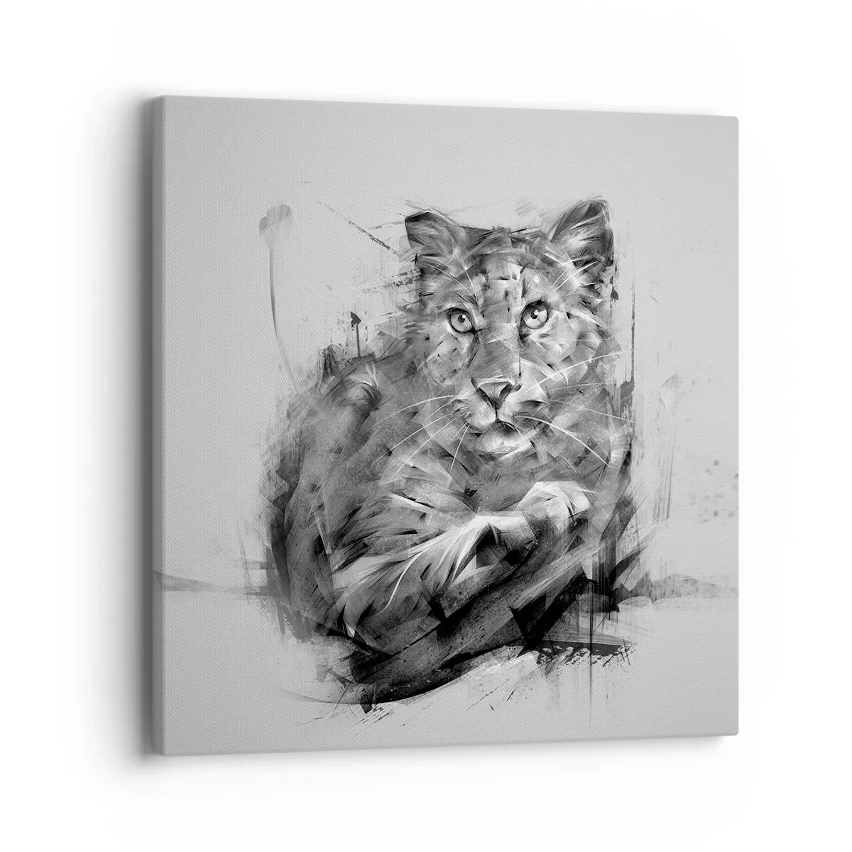 Obraz na plátně - Ano, pozorně poslouchám - 40x40 cm