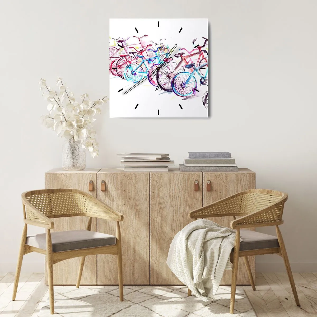 Nástěnné hodiny - Sjezd Antimoto klubu - 30x30 cm