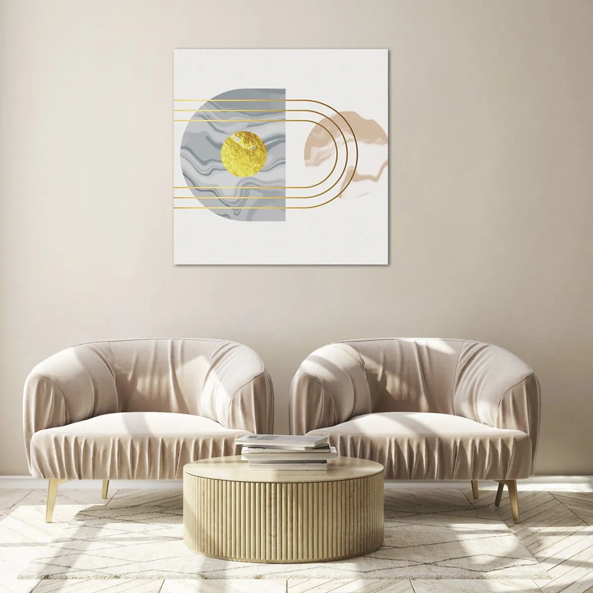 Obraz na skle - Jas a zářivost - 70x70 cm