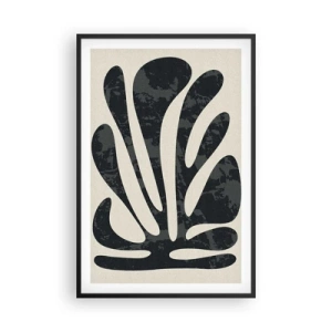 Plakát v černém rámu - Mnohoprstá abstrakce - 61x91 cm