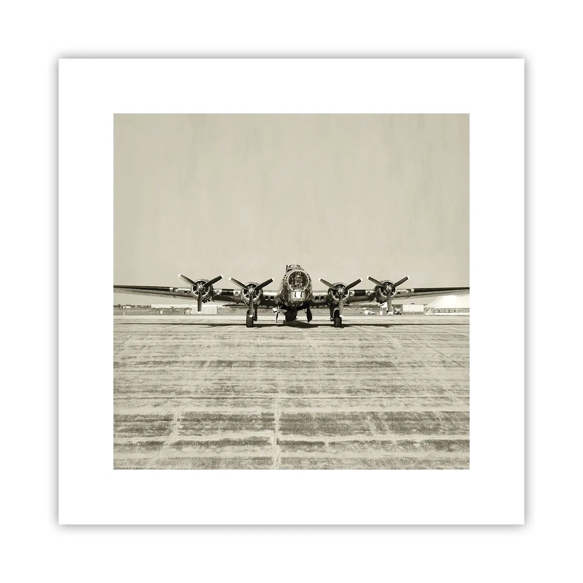 Plakát - Jako vždy připraven - 30x30 cm