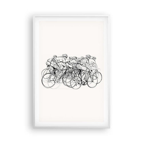 Plakát v bílém rámu - Společně v týmu - 61x91 cm