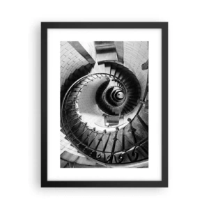Plakát v černém rámu - Jen výš a výš - 30x40 cm