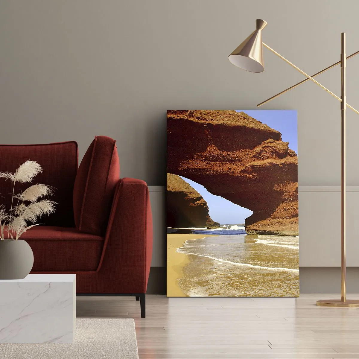 Obraz na plátně - Voda a vítr po tisíce let - 80x120 cm