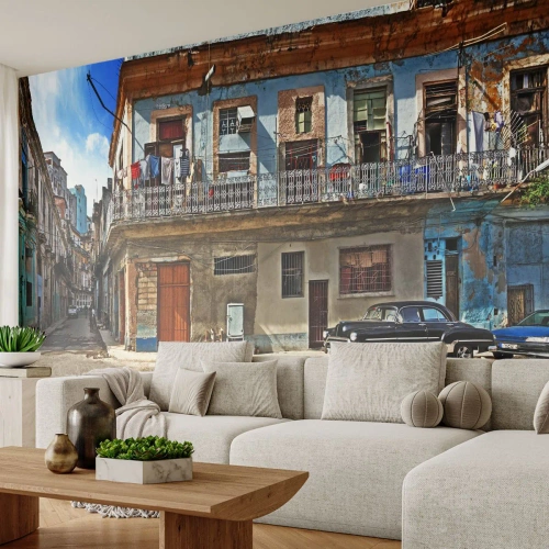 Fototapeta Premium Sand - Havajský nádech - Město, Havana, Architektura - 200x140 cm