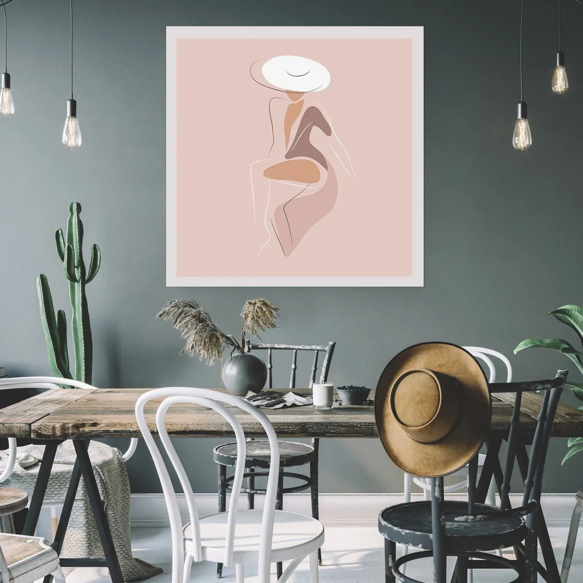 Plakát - Jak vypadá pravá dáma? - 40x40 cm