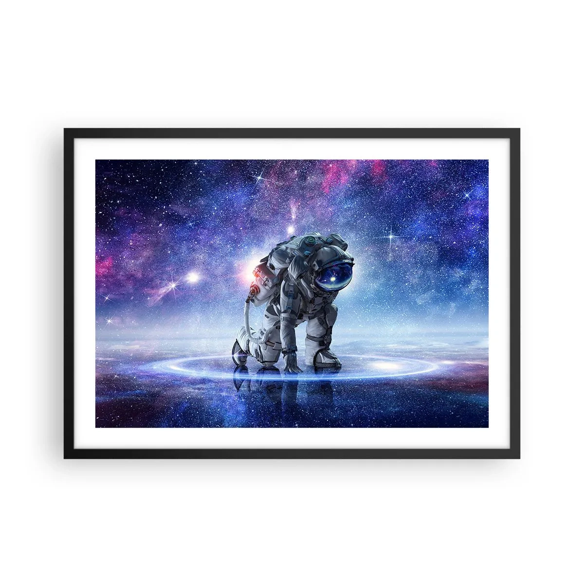 Plakát v černém rámu - Hvězdné nebe nade mnou - 70x50 cm