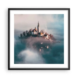Plakát v černém rámu - Ostrov snů - 50x50 cm