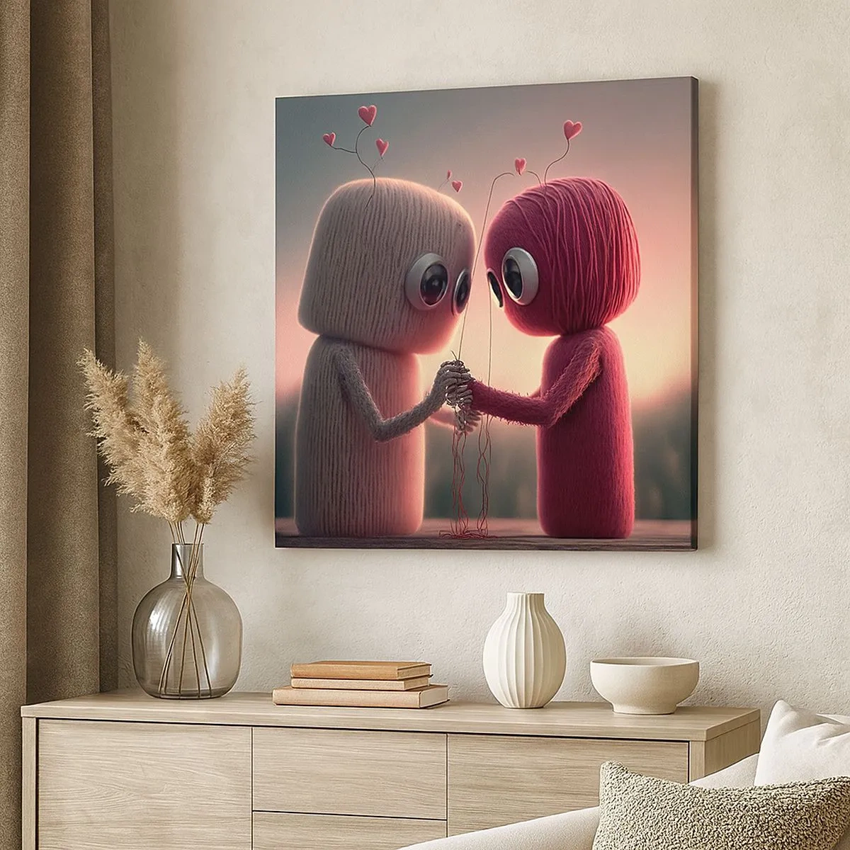 Obraz na plátně - Každý může milovat - 30x30 cm