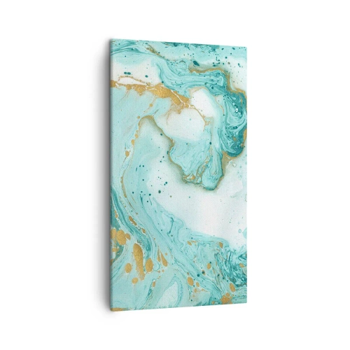 Obraz na plátně - Pod velkou vlnou z epochy Edo - 45x80 cm