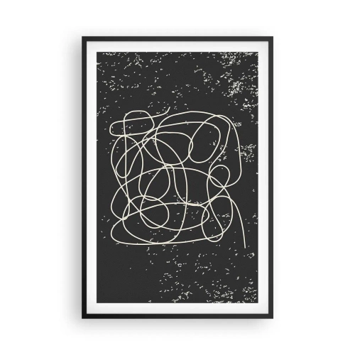 Plakát v černém rámu - Toulání myslí - 61x91 cm