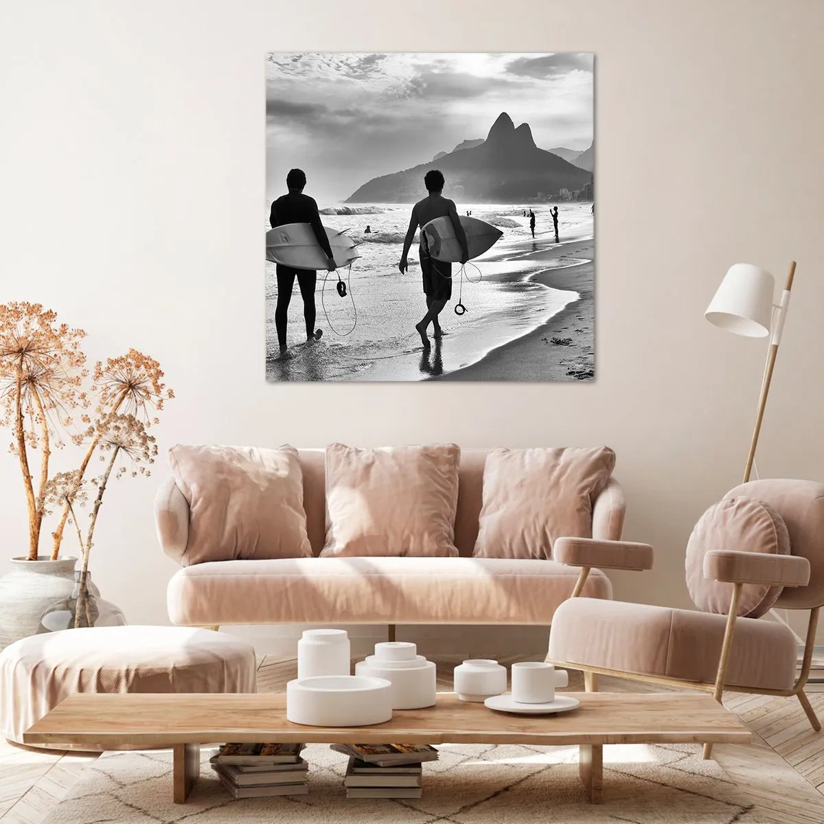 Obraz na plátně - Samba na jednu vlnu - 70x70 cm