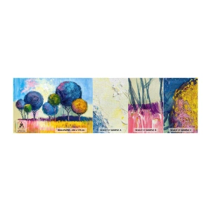 Vzor Fototapety Premium Canvas - Koule - tvar ideálu - Abstrakce, Krajina, Grafika - 100x30 cm