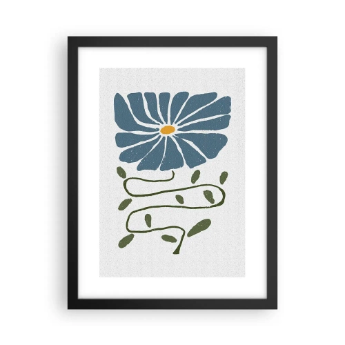 Plakát v černém rámu - Větvičkou ke květu - 30x40 cm