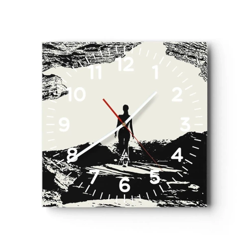 Nástěnné hodiny - Nový pohled - 30x30 cm