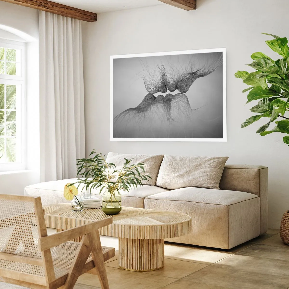 Plakát - Polibek větru - 100x70 cm