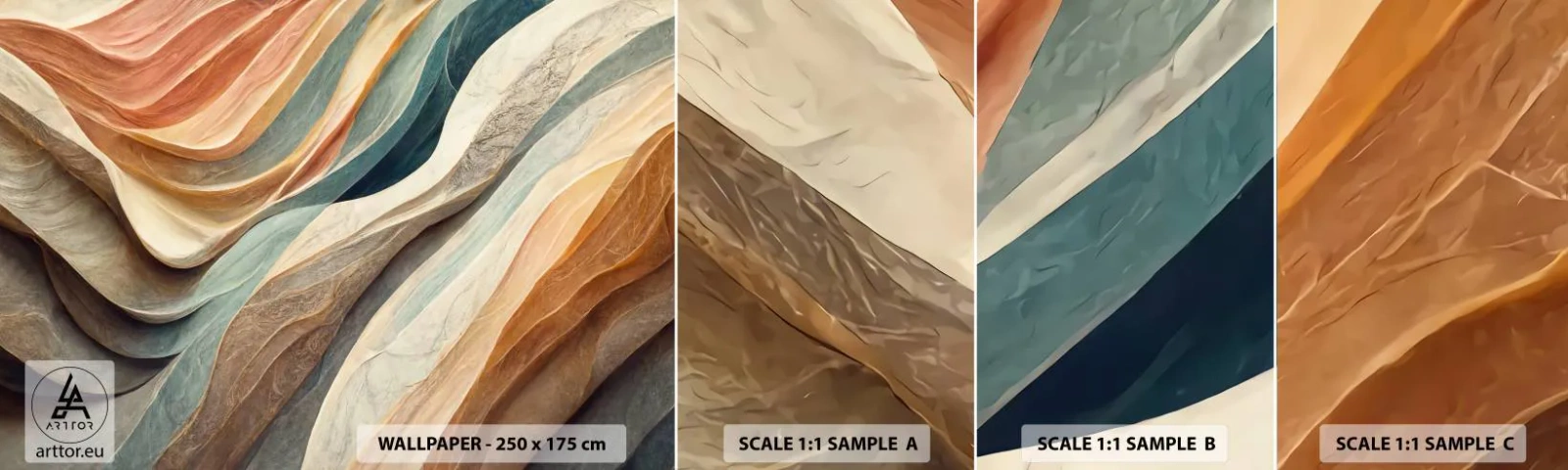 Fototapeta Vzorek Standard Eco - Okamžik před změnou - Textura, Vzor, Jasný - 100x30 cm