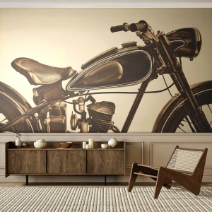Fototapeta Premium Canvas - Stesk po klasice - Motorka, Vinobraní, Automobilový průmysl - 300x210 cm