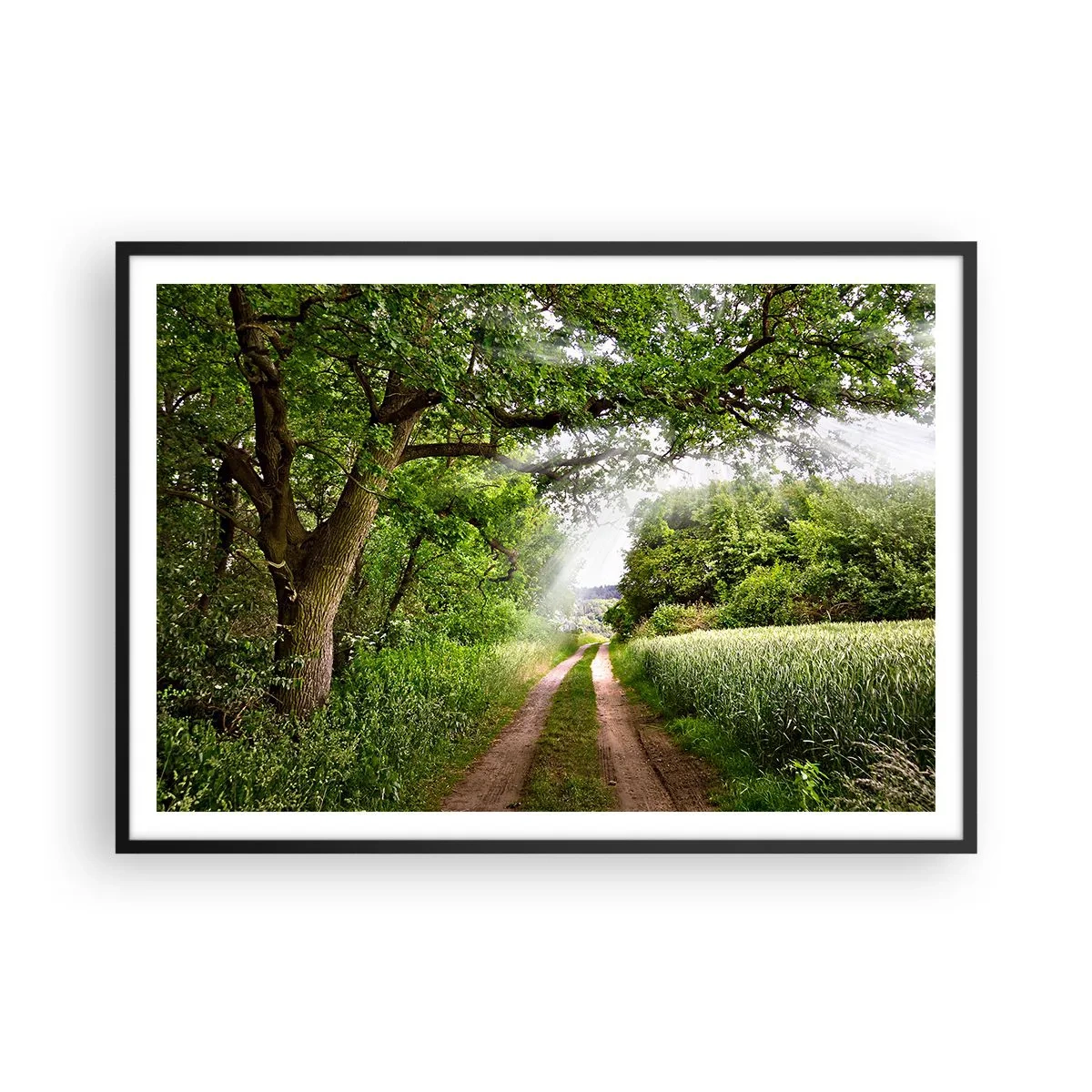 Plakát v černém rámu - Et in Arcadia ego - 100x70 cm