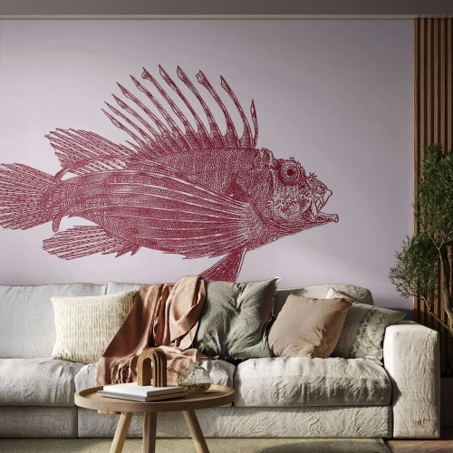 Fototapeta Samolepicí Deluxe Sticker - Obyvatelka exotických vod - Ryba, Perutýn, Tropický - 350x256 cm
