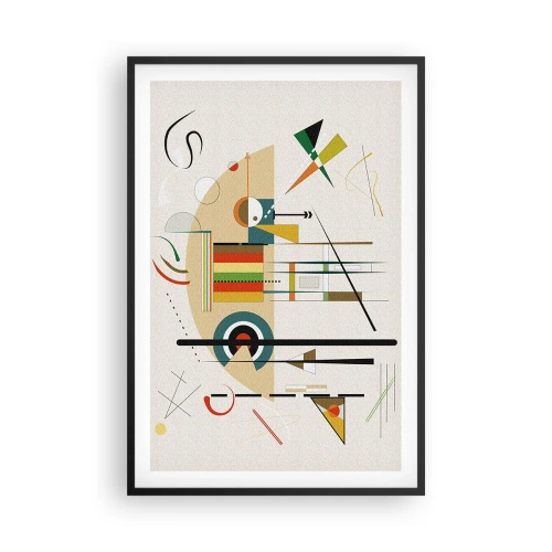 Plakát v černém rámu - A svět se směje - 61x91 cm