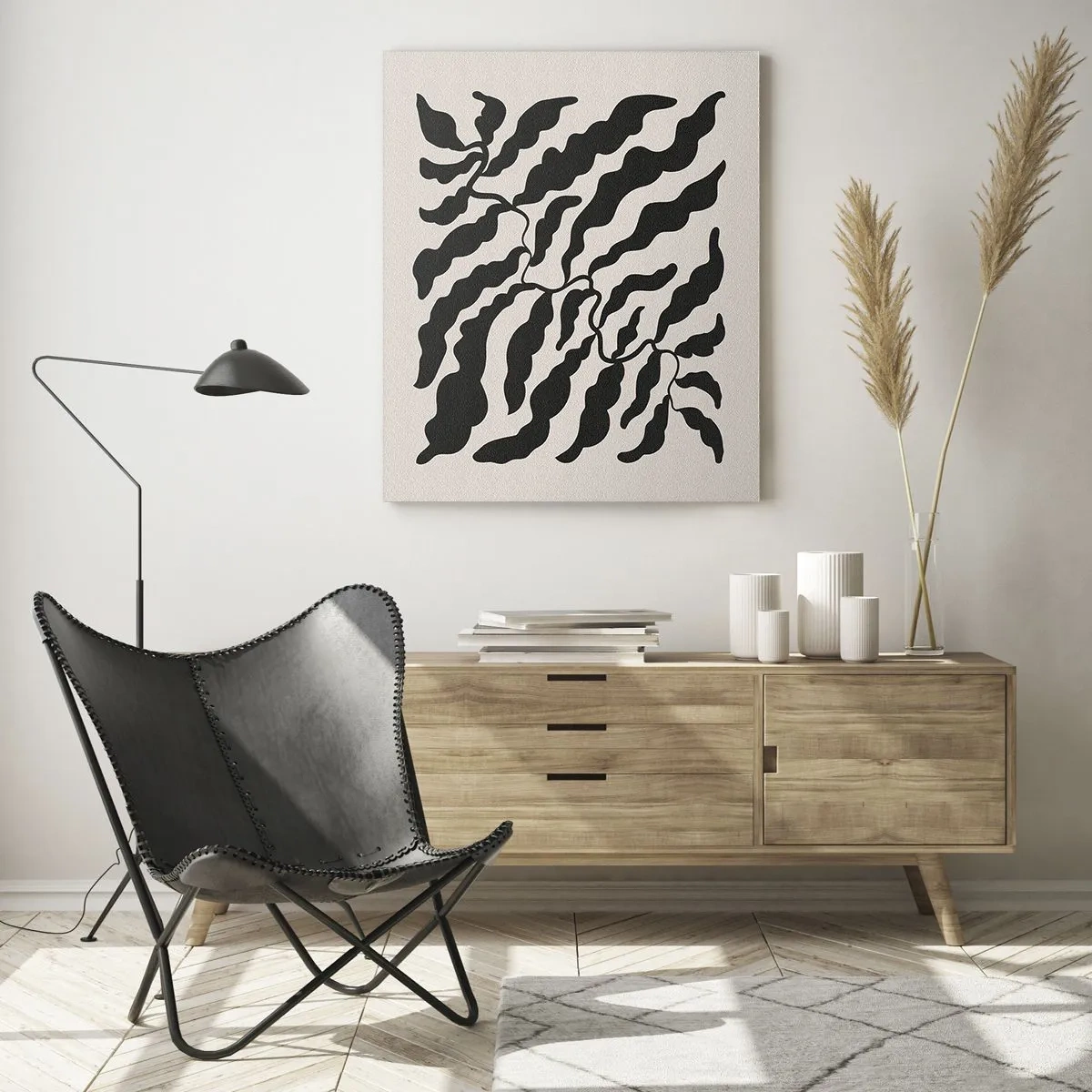 Obraz na skle - Povaha čtverce - 50x70 cm